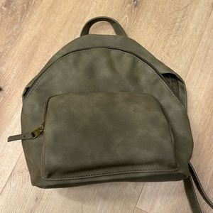 Mini hunter green backpack